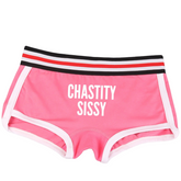 Cute Chastity Sissy Short Briefs